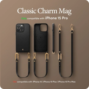 Etui Spigen Cyrill Classic Charm Mag MagSafe Apple iPhone 15 Pro Black