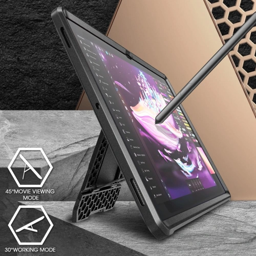 Buy Supcase Unicorn Beetle Pro Samsung Galaxy Tab S8 Ultra / S9 Ultra / S10 Ultra 14.6 Black - SPC398 - {ean13} - Home Screen Store Europe