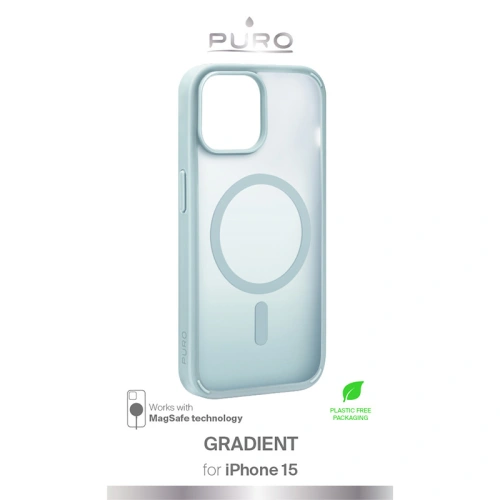 Kup Case PURO GRADIENT MAG Apple iPhone 15 MagSafe (Hellgrün) - PUR765 - {ean13} - Sklep Home Screen