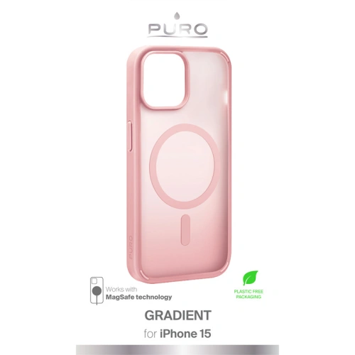 Kup Etui PURO GRADIENT MAG Apple iPhone 15 MagSafe (Růžová) - PUR766 - {ean13} - Sklep Home Screen
