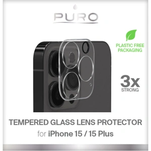 Kup Szkło ochronne na aparat PURO Tempered Glass Camera Lens Protector Apple iPhone 15 Pro / 15 Pro Max - PUR767 - {ean13} - Sklep Home Screen