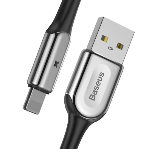 Kup Kabel Lightning z diodą LED Baseus X-type 1m 2.4A (czerwony) - BSU355RED - {ean13} - Sklep Home Screen