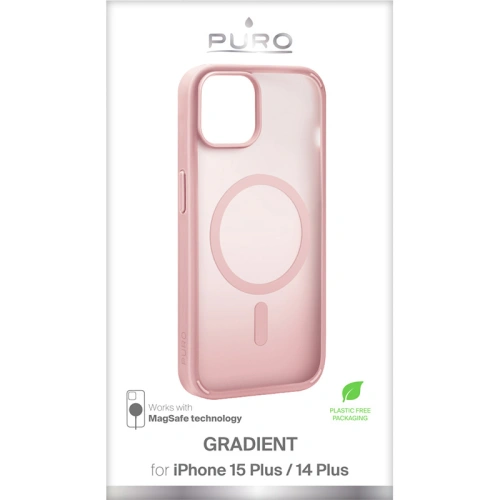 Kup Etui PURO GRADIENT MAG Apple iPhone 15 Plus / 14 Plus MagSafe (Rózsaszín) - PUR774 - {ean13} - Sklep Home Screen