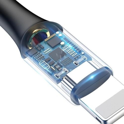 Kup Kabel Lightning z diodą LED Baseus X-type 1m 2.4A (czerwony) - BSU355RED - {ean13} - Sklep Home Screen