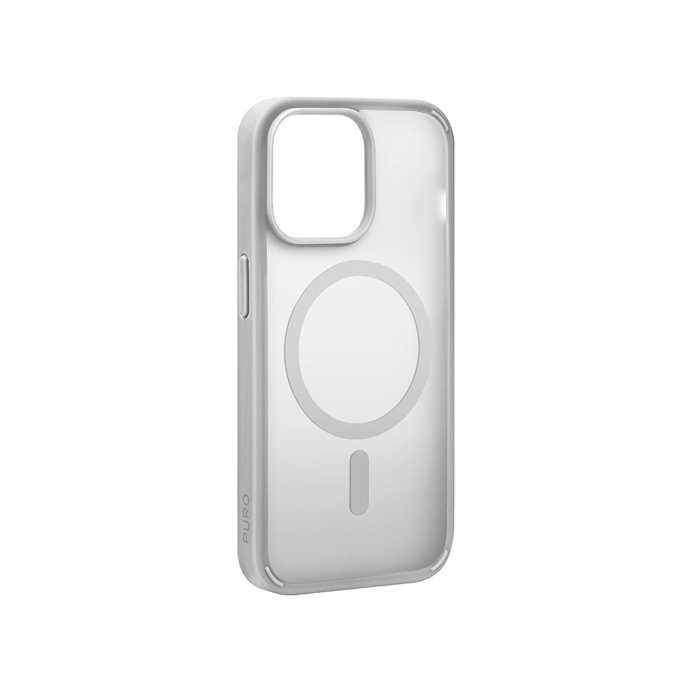 Etui PURO GRADIENT MAG Apple iPhone 15 Pro Max MagSafe (Silver)
