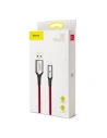 Kup Kabel Lightning z diodą LED Baseus X-type 1m 2.4A (czerwony) - BSU355RED - {ean13} - Sklep Home Screen