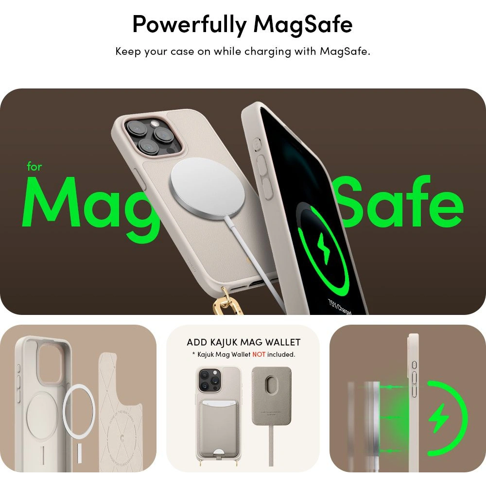 Etui Spigen Cyrill Classic Charm Mag MagSafe Apple iPhone 15 Pro Cream