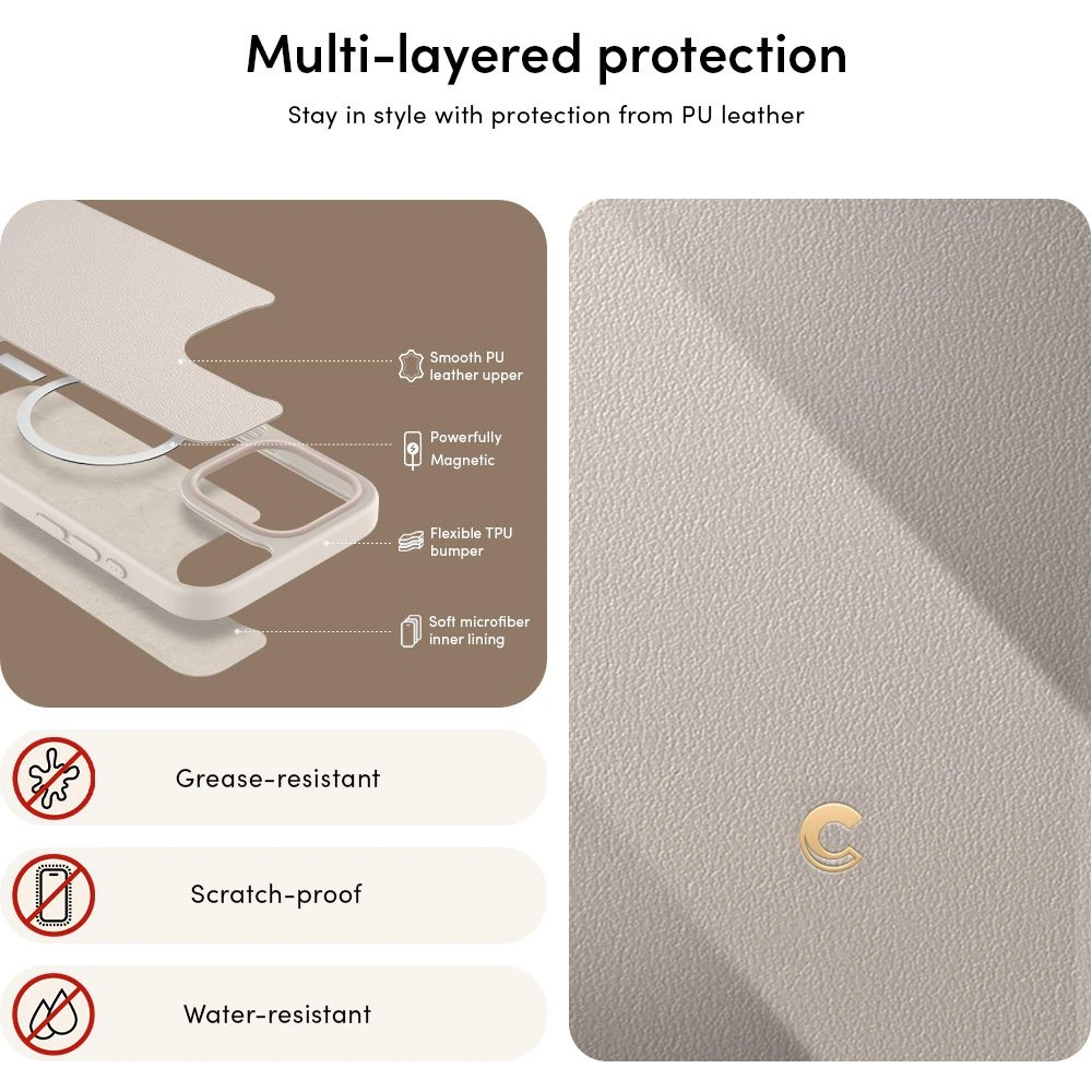 Etui Spigen Cyrill Classic Charm Mag MagSafe Apple iPhone 15 Pro Cream