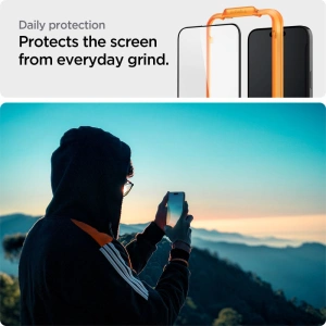 Kup Szkło hartowane Spigen GLAS.tR AlignMaster FC Apple iPhone 15 Pro Max Black [2 PACK] - SPN2982 - {ean13} - Sklep Home Screen