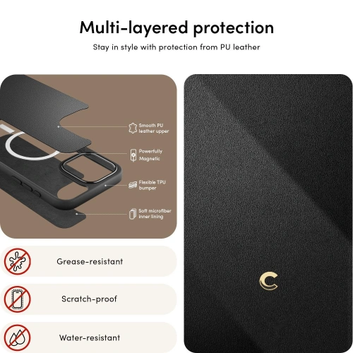 Kup Etui Spigen Cyrill Classic Charm Mag MagSafe Apple iPhone 15 Pro Max Fekete - SPN2987 - {ean13} - Sklep Home Screen