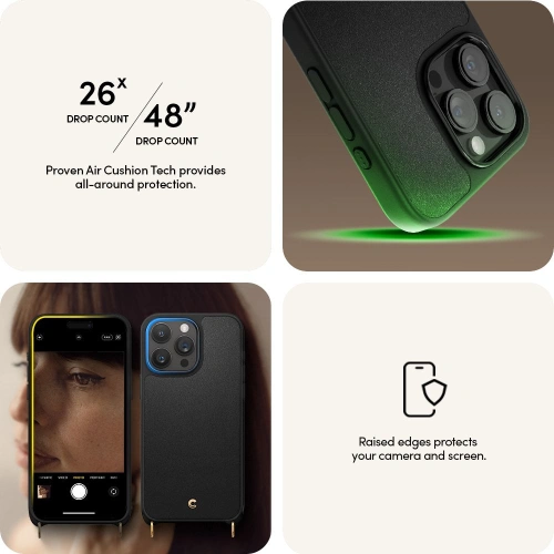 Kup Etui Spigen Cyrill Classic Charm Mag MagSafe Apple iPhone 15 Pro Max Fekete - SPN2987 - {ean13} - Sklep Home Screen