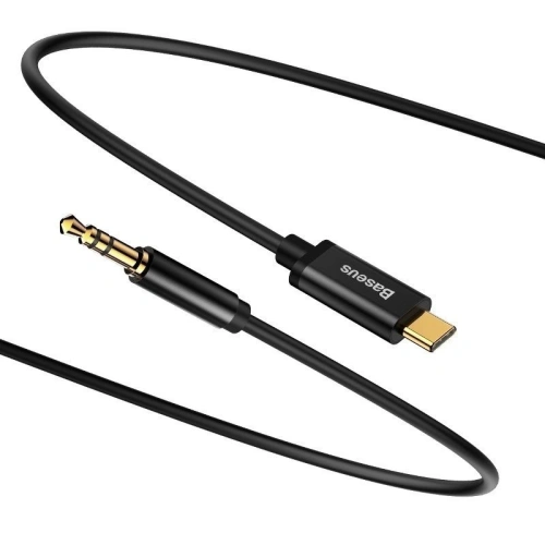 Kup Kabel audio USB-C do mini jack 3,5mm Baseus Yiven 1.2m (černý) - BSU357BLK - {ean13} - Sklep Home Screen