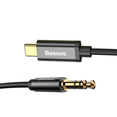 Kup Kabel audio USB-C do mini jack 3,5mm Baseus Yiven 1.2m (černý) - BSU357BLK - {ean13} - Sklep Home Screen