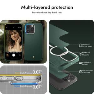 Buy Spigen Cyrill Kajuk Mag MagSafe Apple iPhone 15 Pro Max Forest Green - SPN2988 - {ean13} - Home Screen Store Europe