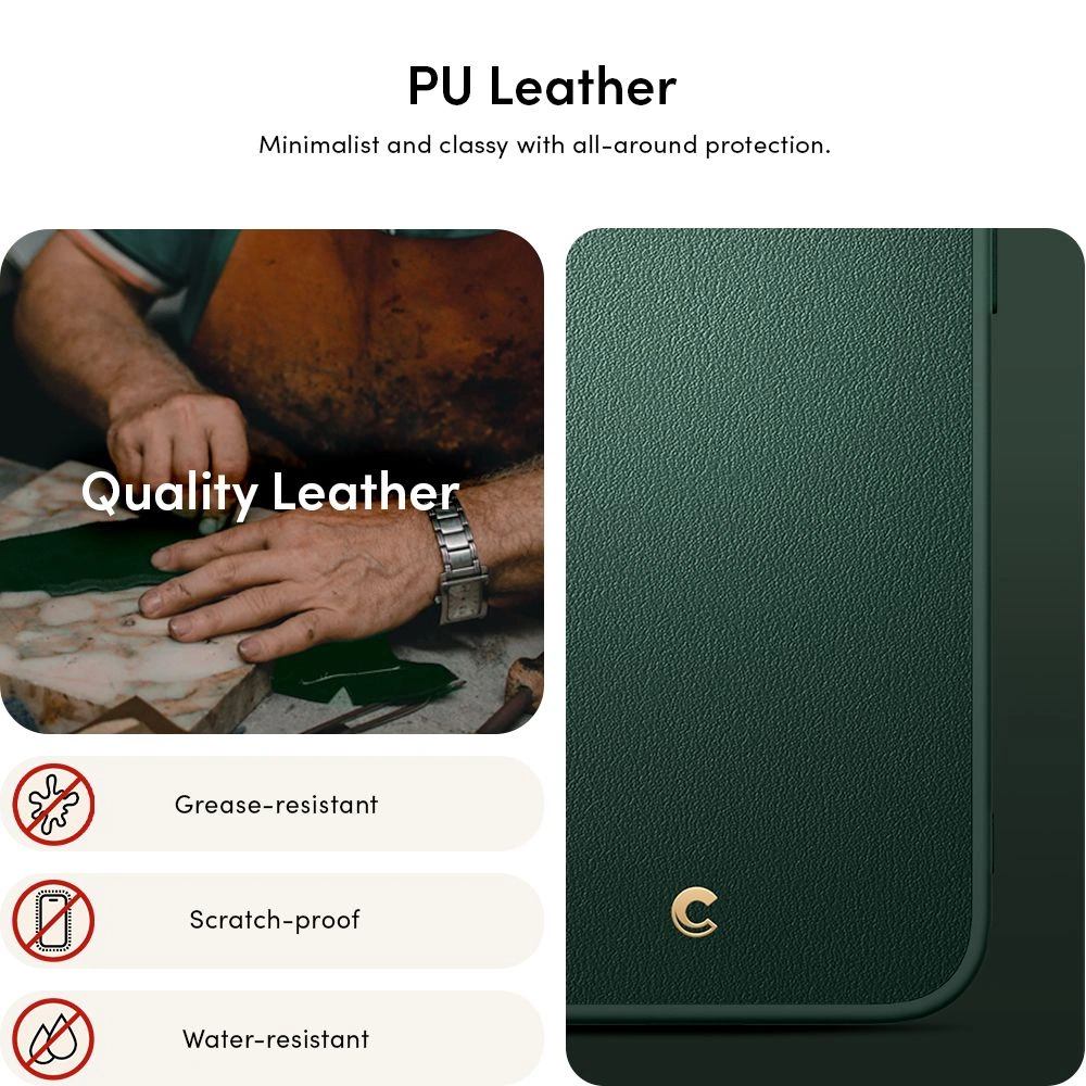 Etui Spigen Cyrill Kajuk Mag MagSafe Apple iPhone 15 Pro Max Forest Green