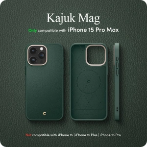 Kup Etui Spigen Cyrill Kajuk Mag MagSafe Apple iPhone 15 Pro Max Forest Green - SPN2988 - {ean13} - Sklep Home Screen
