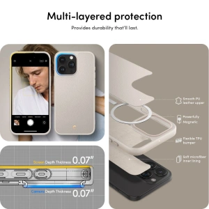 Kup Etui Spigen Cyrill Kajuk Mag MagSafe Apple iPhone 15 Pro Max Krém - SPN2990 - {ean13} - Sklep Home Screen