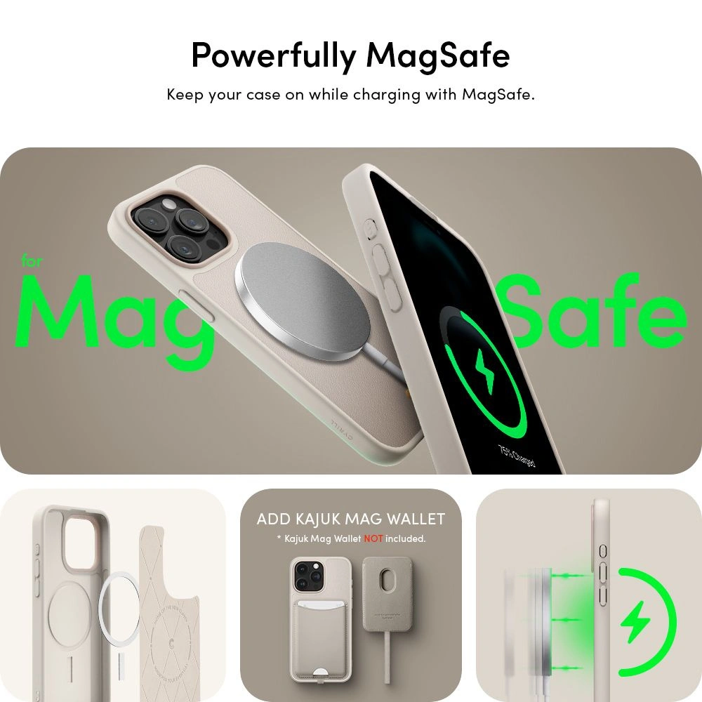 Etui Spigen Cyrill Kajuk Mag MagSafe Apple iPhone 15 Pro Max Cream