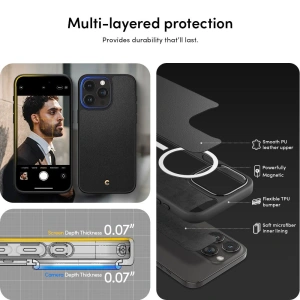 Buy Spigen Cyrill Kajuk Mag MagSafe Apple iPhone 15 Pro Max Black - SPN2991 - {ean13} - Home Screen Store Europe