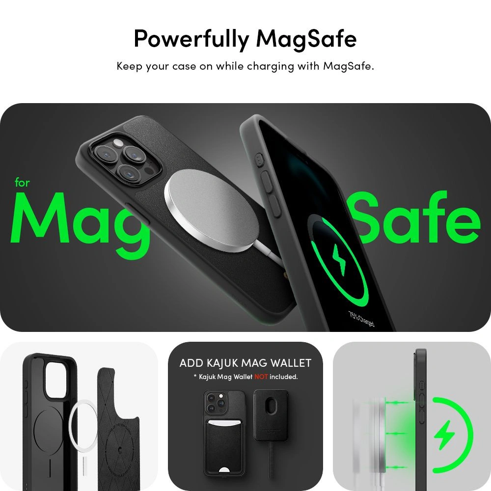 Etui Spigen Cyrill Kajuk Mag MagSafe Apple iPhone 15 Pro Max Black