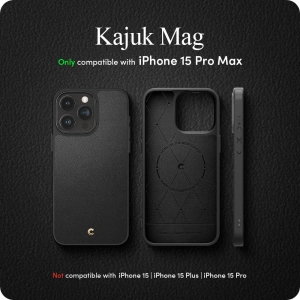 Buy Spigen Cyrill Kajuk Mag MagSafe Apple iPhone 15 Pro Max Black - SPN2991 - {ean13} - Home Screen Store Europe
