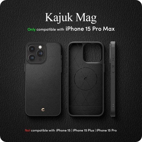Kup Etui Spigen Cyrill Kajuk Mag MagSafe Apple iPhone 15 Pro Max Black - SPN2991 - {ean13} - Sklep Home Screen