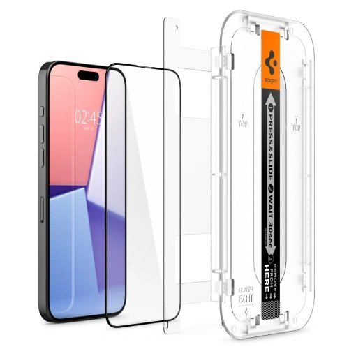 Kup Szkło hartowane Spigen GLAS.tR ez Fit FC Apple iPhone 15 Pro Max Black - SPN2993 - {ean13} - Sklep Home Screen