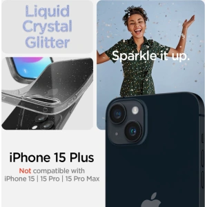 Kup Etui Spigen Liquid Crystal Apple iPhone 15 Plus / 14 Plus Glitter Crystal - SPN2996 - {ean13} - Sklep Home Screen
