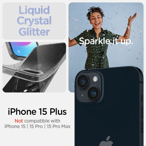 Kup Etui Spigen Liquid Crystal Apple iPhone 15 Plus / 14 Plus Csillogó Kristály - SPN2996 - {ean13} - Sklep Home Screen