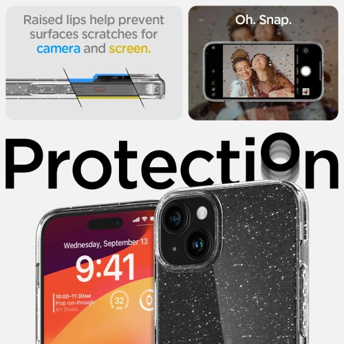 Kup Etui Spigen Liquid Crystal Apple iPhone 15 Plus / 14 Plus Glitter Crystal - SPN2996 - {ean13} - Sklep Home Screen