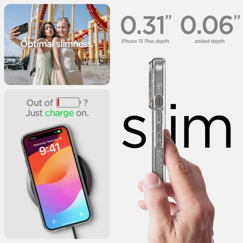 Kup Etui Spigen Liquid Crystal Apple iPhone 15 Plus / 14 Plus Glitter Crystal - SPN2996 - {ean13} - Sklep Home Screen
