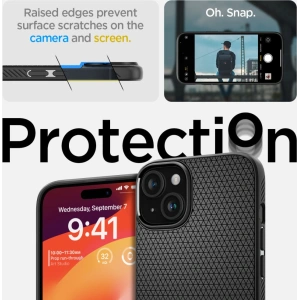 Kup Etui Spigen Liquid Air Apple iPhone 15 Plus / 14 Plus Matte Black - SPN2997 - {ean13} - Sklep Home Screen