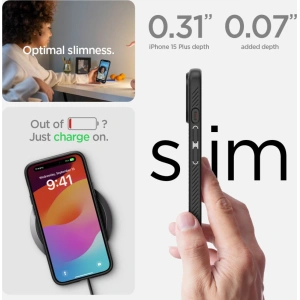Kup Etui Spigen Liquid Air Apple iPhone 15 Plus / 14 Plus Matte Black - SPN2997 - {ean13} - Sklep Home Screen