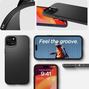 Kup Etui Spigen Liquid Air Apple iPhone 15 Plus / 14 Plus Matte Black - SPN2997 - {ean13} - Sklep Home Screen