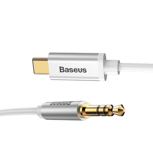 Kup Cablul audio USB-C la mini jack 3,5mm Baseus Yiven 1.2m (alb) - BSU359WHT - {ean13} - Sklep Home Screen