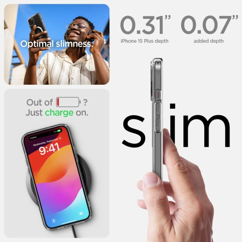 Kup Etui Spigen Ultra Hybrid Mag MagSafe Apple iPhone 15 Plus / 14 Plus White - SPN3000 - {ean13} - Sklep Home Screen