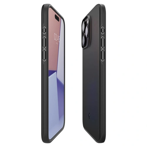 Kup Etui Spigen Thin Fit Apple iPhone 15 Pro Max Black - SPN3008 - {ean13} - Sklep Home Screen