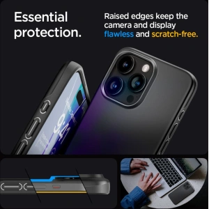 Buy Spigen Thin Fit Apple iPhone 15 Pro Max Black - SPN3008 - {ean13} - Home Screen Store Europe