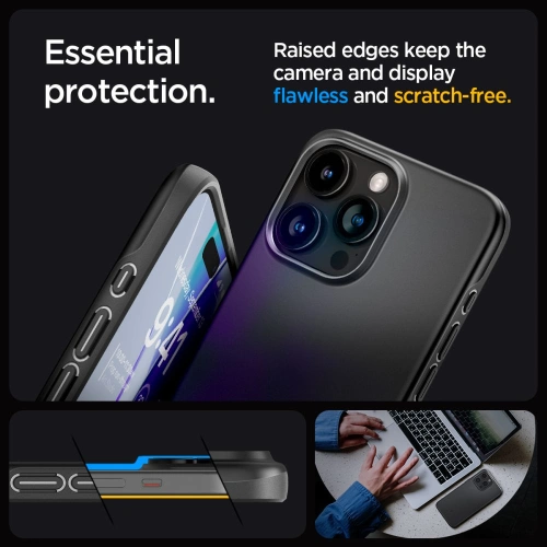 Kup Etui Spigen Thin Fit Apple iPhone 15 Pro Max Black - SPN3008 - {ean13} - Sklep Home Screen