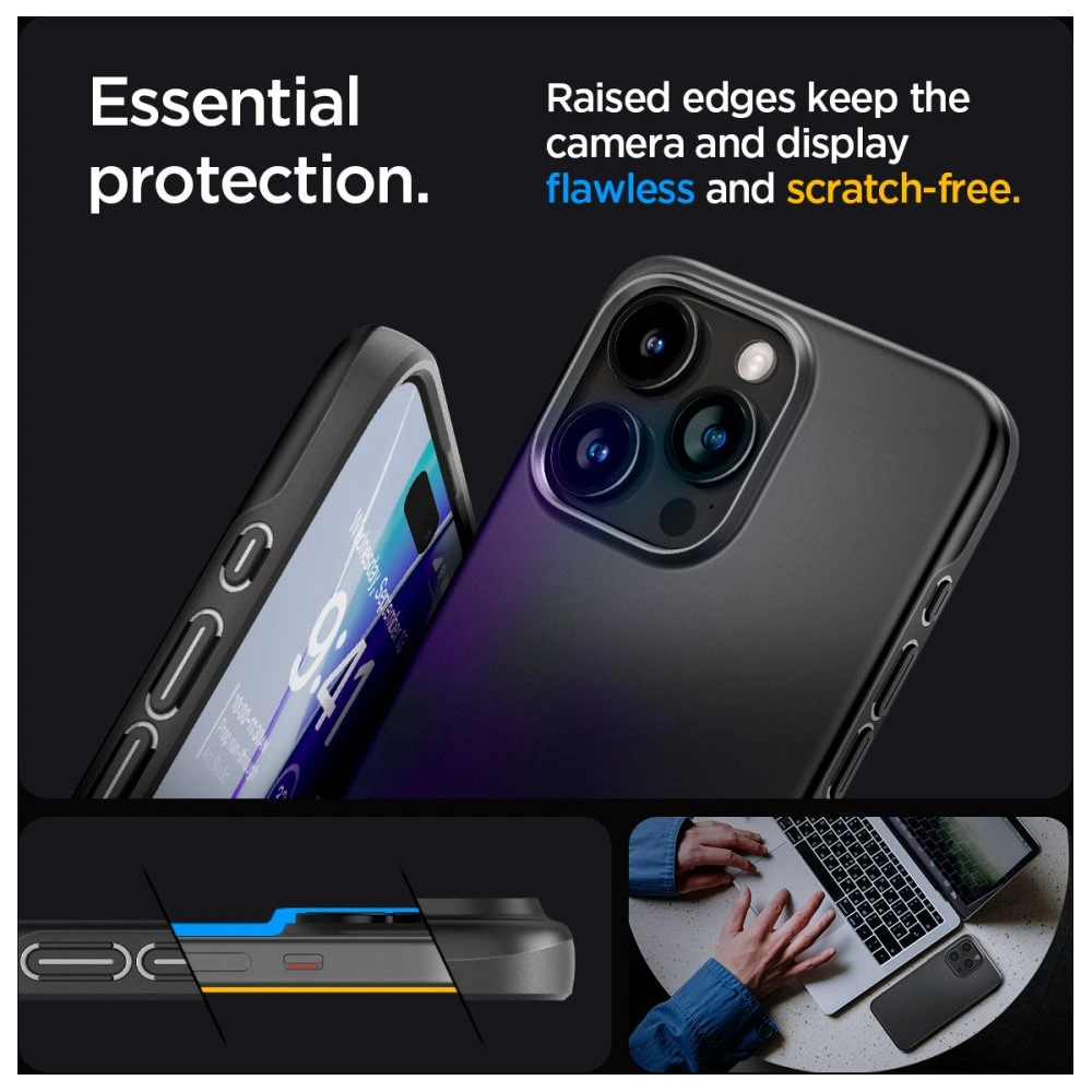 Etui Spigen Thin Fit Apple iPhone 15 Pro Max Black