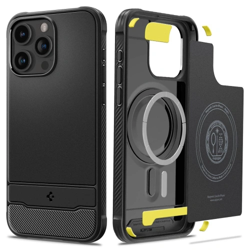 Kup Etui Spigen Rugged Armor Mag MagSafe Apple iPhone 15 Pro Max Matná černá - SPN3012 - {ean13} - Sklep Home Screen