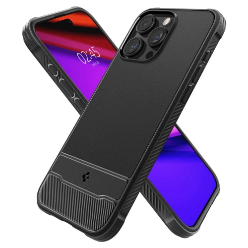 Kup Case Spigen Rugged Armor Mag MagSafe Apple iPhone 15 Pro Max Matt Schwarz - SPN3012 - {ean13} - Sklep Home Screen