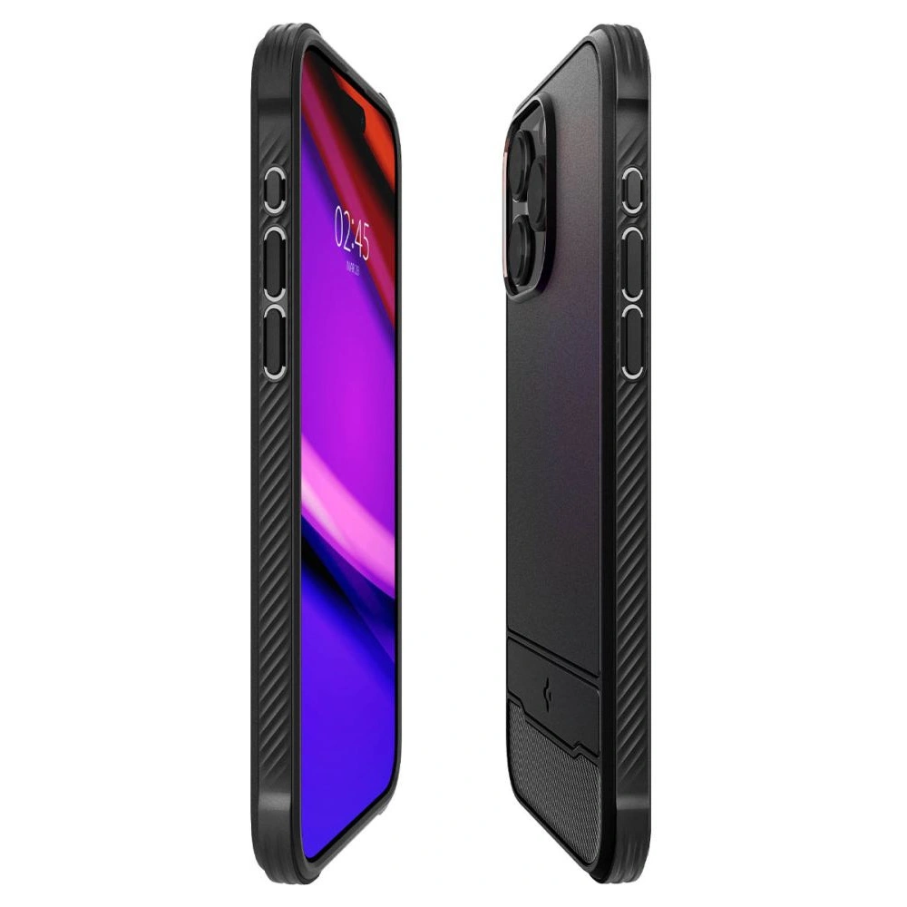 Etui Spigen Rugged Armor Mag MagSafe Apple iPhone 15 Pro Max Matte Black