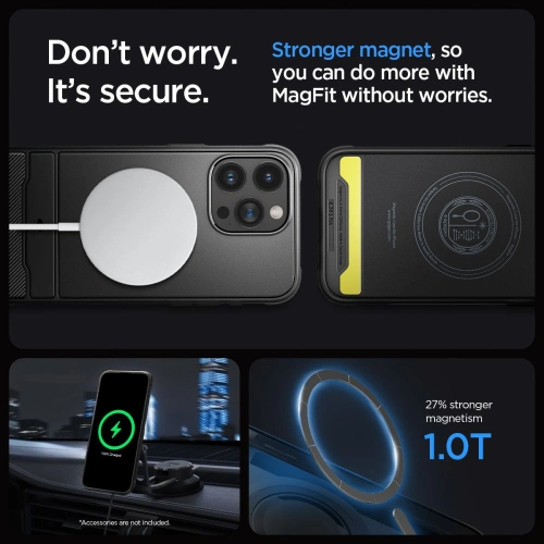 Kup Case Spigen Rugged Armor Mag MagSafe Apple iPhone 15 Pro Max Matt Schwarz - SPN3012 - {ean13} - Sklep Home Screen