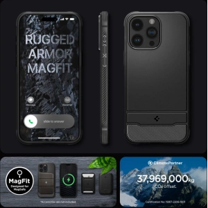 Buy Spigen Rugged Armor Mag MagSafe Apple iPhone 15 Pro Max Matte Black - SPN3012 - {ean13} - Home Screen Store Europe