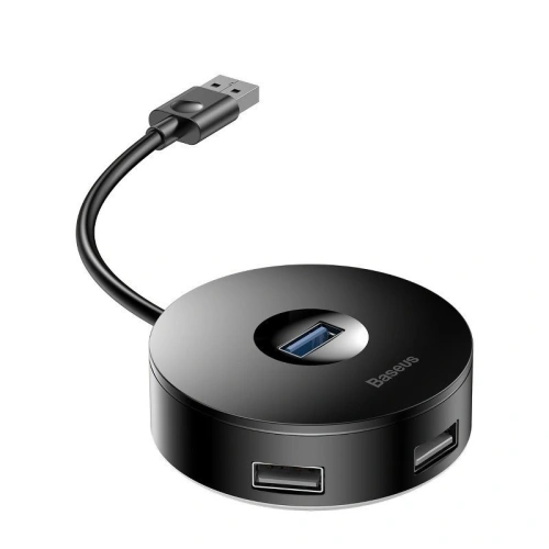 Kup Hub 4w1 USB do USB 3.0 + 3x USB 2.0 Baseus 15cm (černý) - BSU361BLK - {ean13} - Sklep Home Screen
