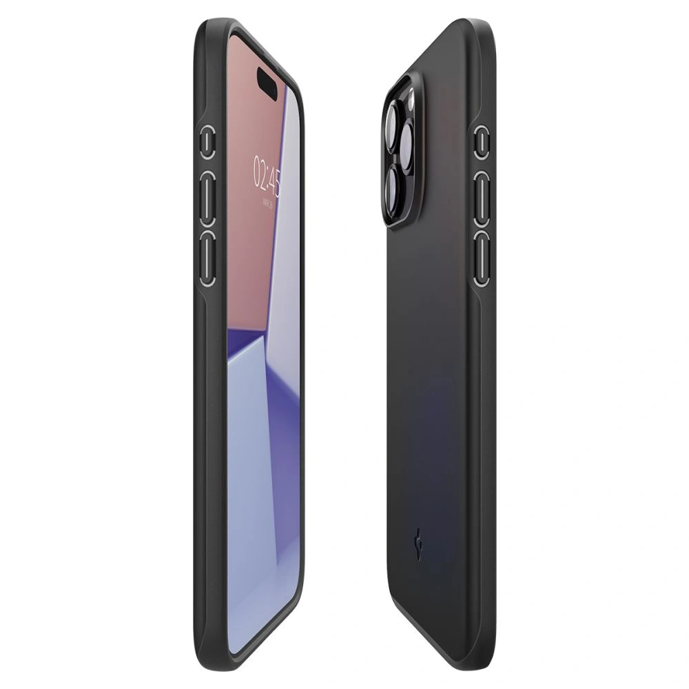 Etui Spigen Thin Fit Apple iPhone 15 Pro Black
