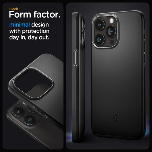 Kup Case Spigen Thin Fit Apple iPhone 15 Pro Schwarz - SPN3014 - {ean13} - Sklep Home Screen