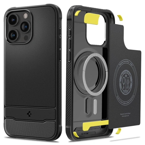 Kup Etui Spigen Rugged Armor Mag MagSafe Apple iPhone 15 Pro Matte Black - SPN3018 - {ean13} - Sklep Home Screen