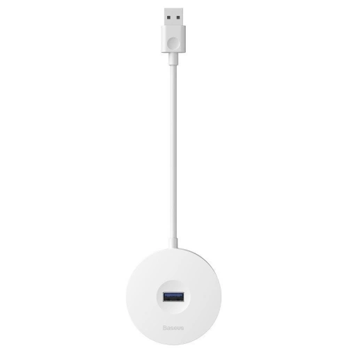 Kup Hub 4 în 1 USB la USB 3.0 + 3x USB 2.0 Baseus 15cm (alb) - BSU362WHT - {ean13} - Sklep Home Screen